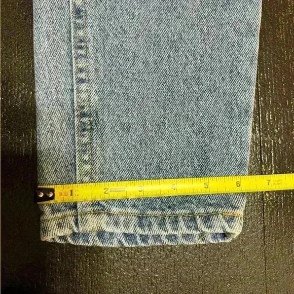 NWT Y2K Lee Relaxed Fit Tapered Mom Jeans 9med MediumWash Denim Vintage - Picture 9 of 11